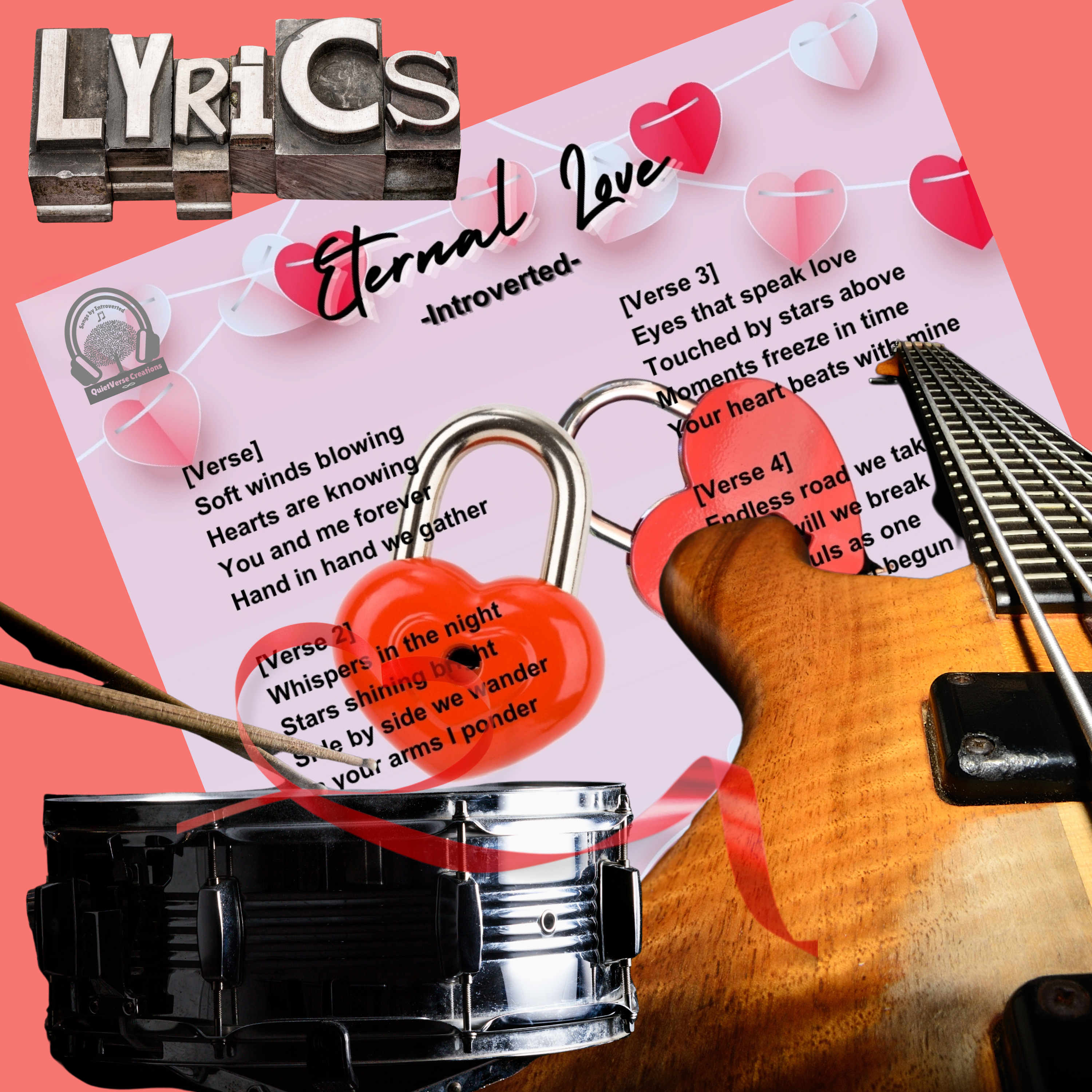 'Eternal Love' Lyric Art Sheet