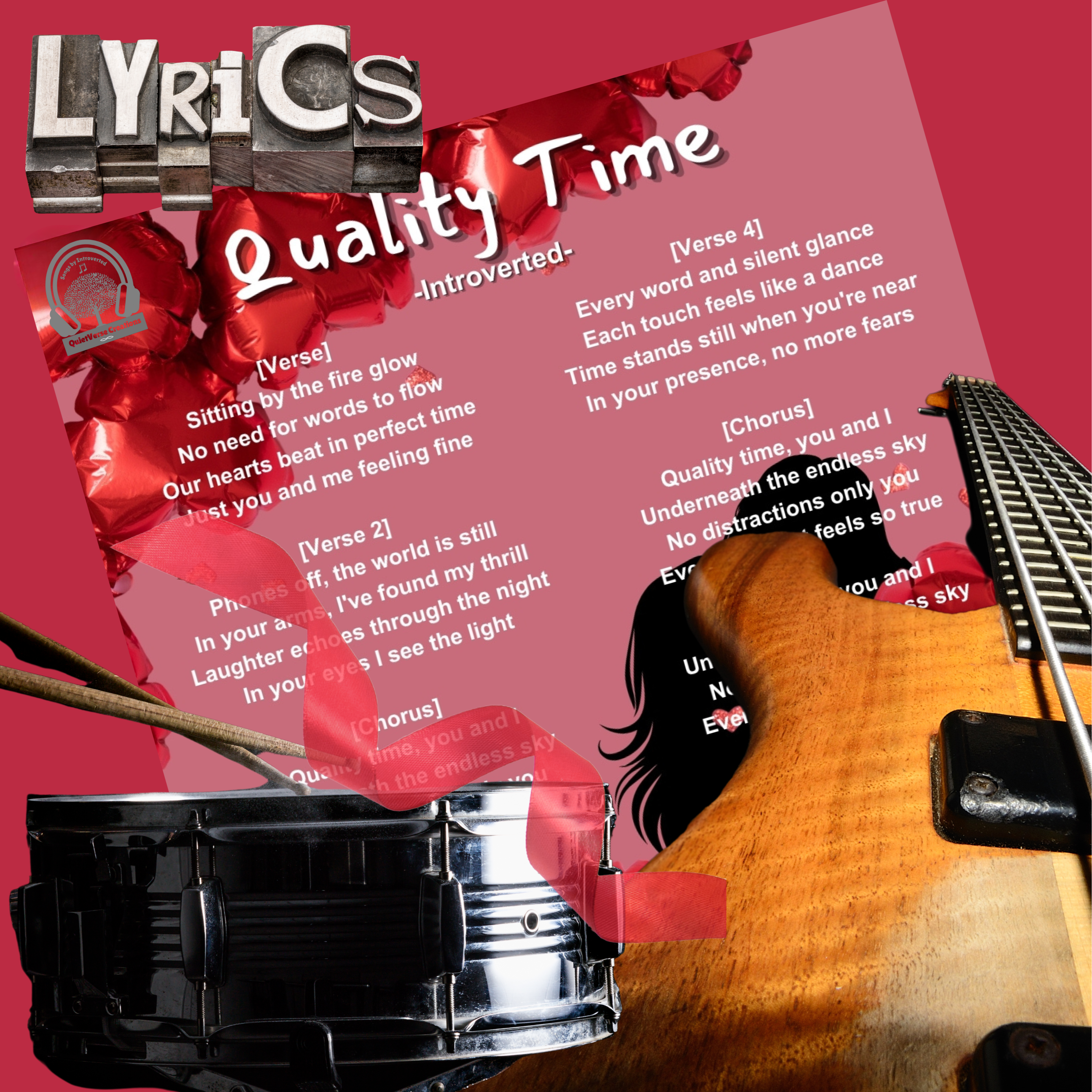 'Quality Time' Lyric Art Sheet