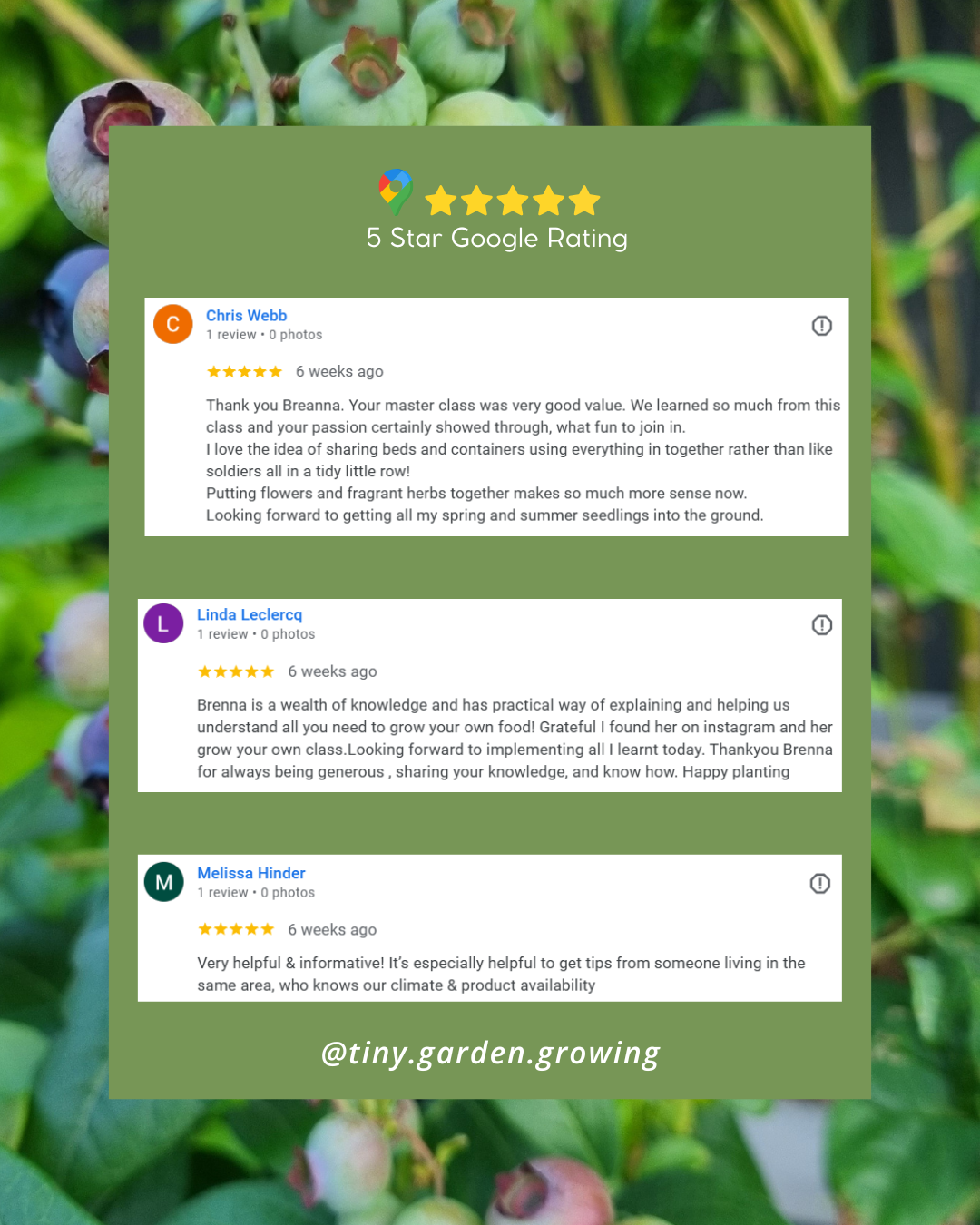 Get Growing - Online Masterclass