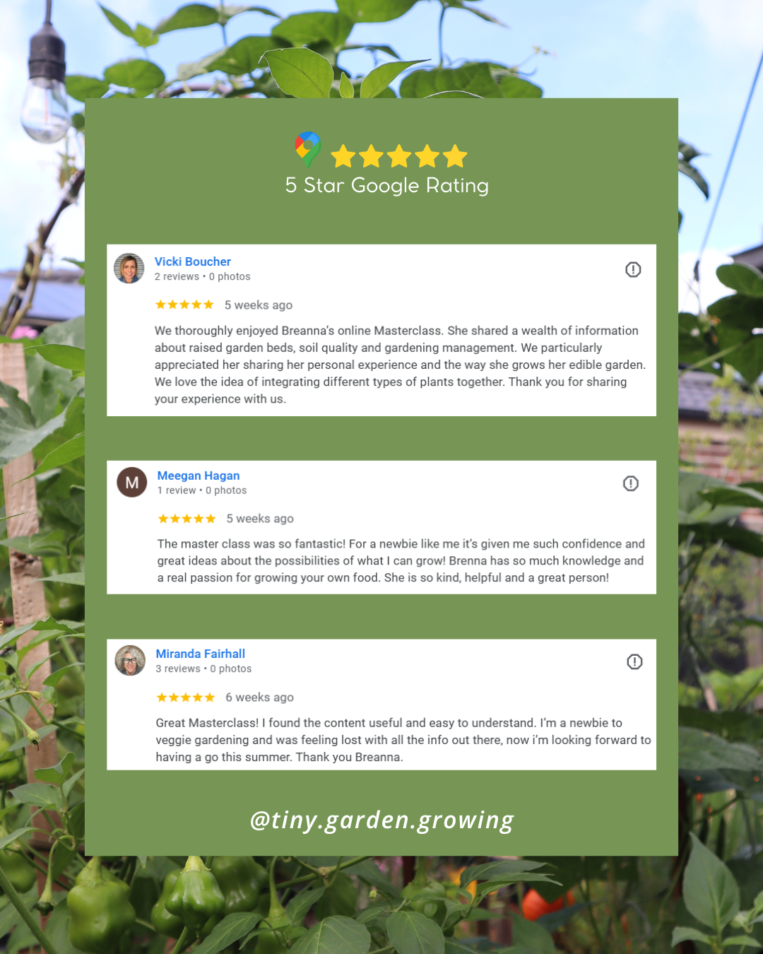 Get Growing - Online Masterclass