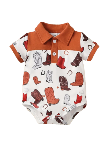 Baby Western Romper
