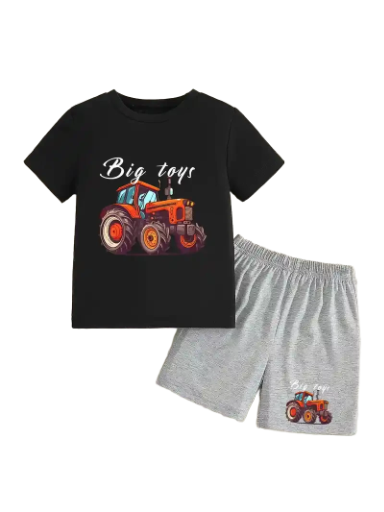 Boys casual Tractor Set