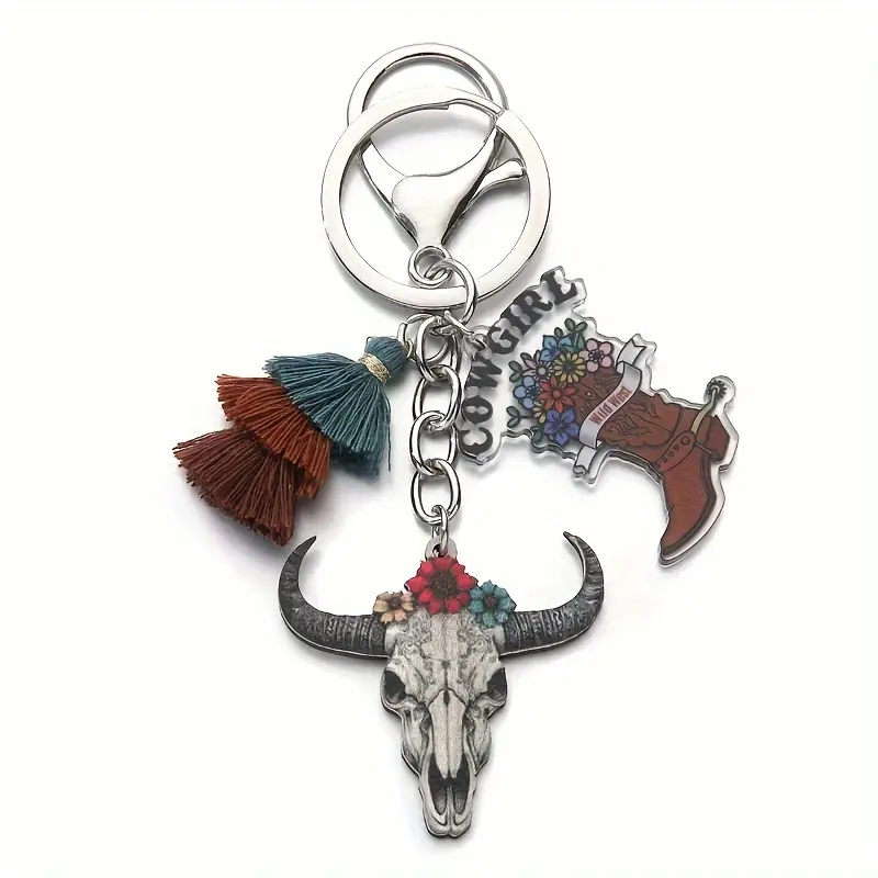 Cowboy Themed Keychain