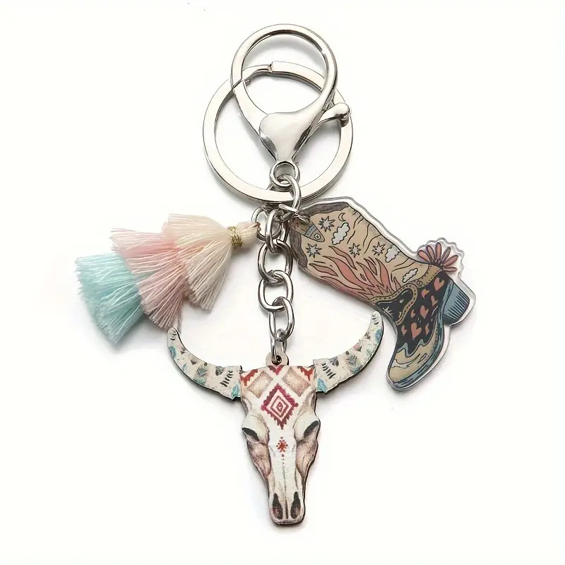 Cowboy Themed Keychain
