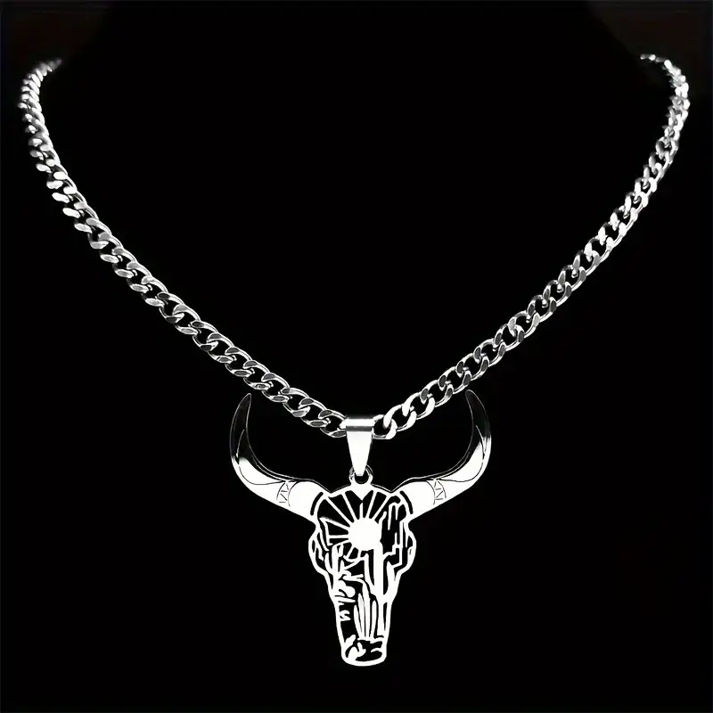 Bull Head Necklace