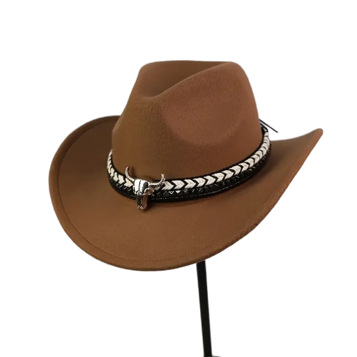 Brown Cowboy Hat Unisex