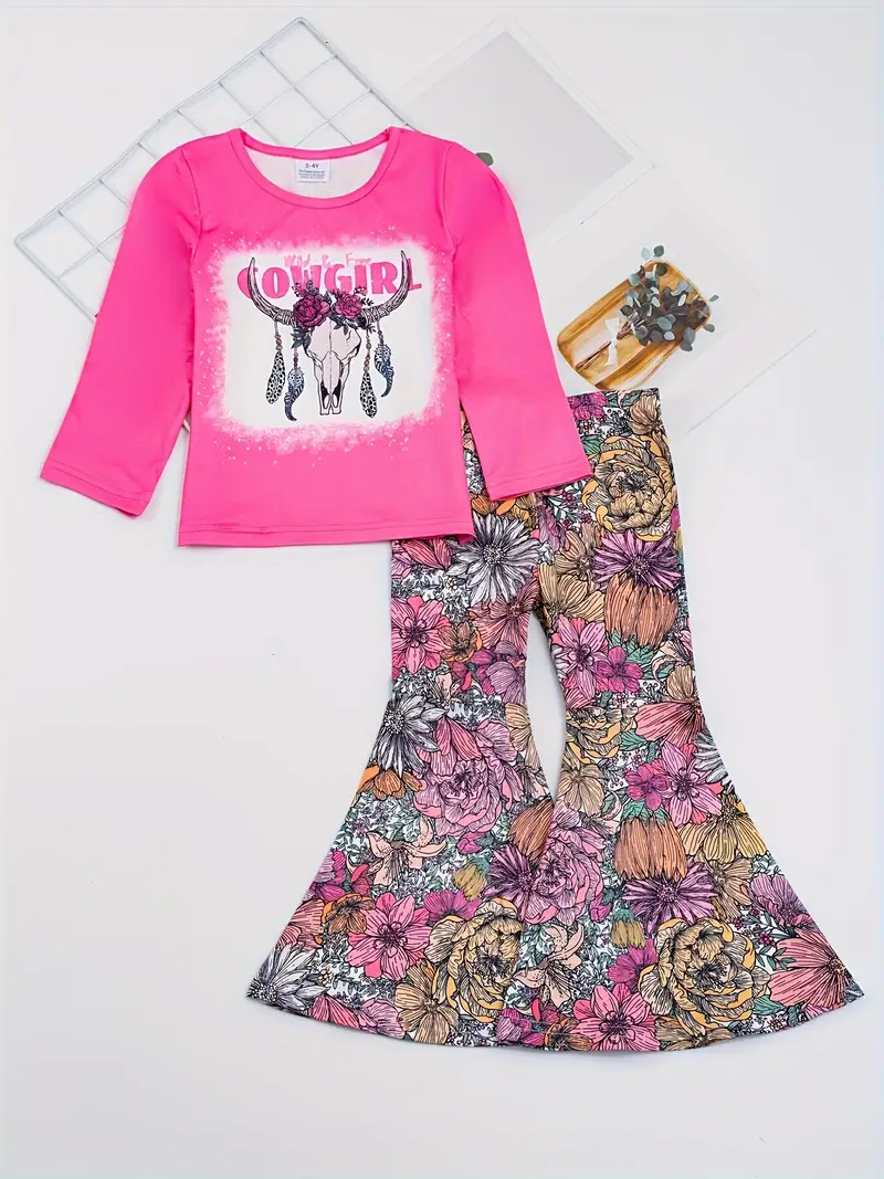 Kids Floral Outfit Set
