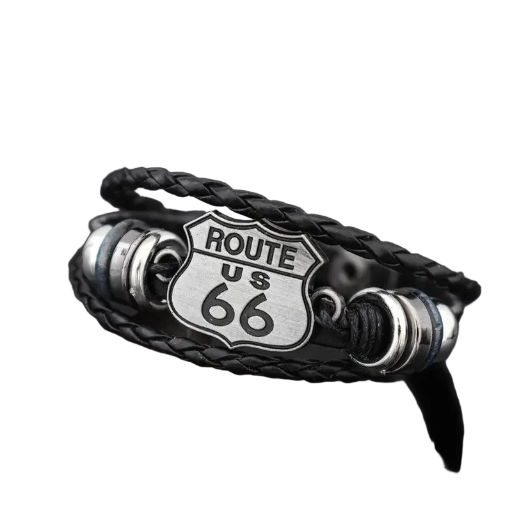 Mens Route 66 Bracelet