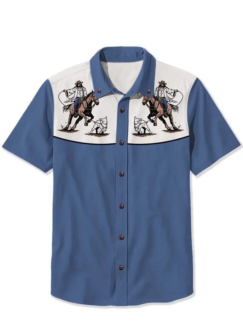 Western Cowboy Button Up Shirt