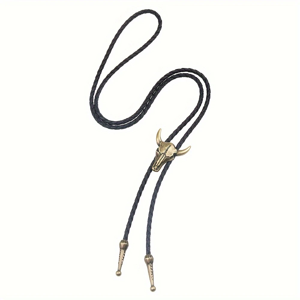 Bolo Tie with Bull Head Pendant