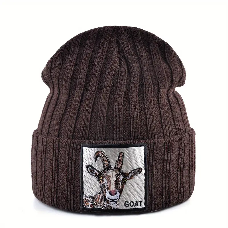  Beanie with Goat Patch