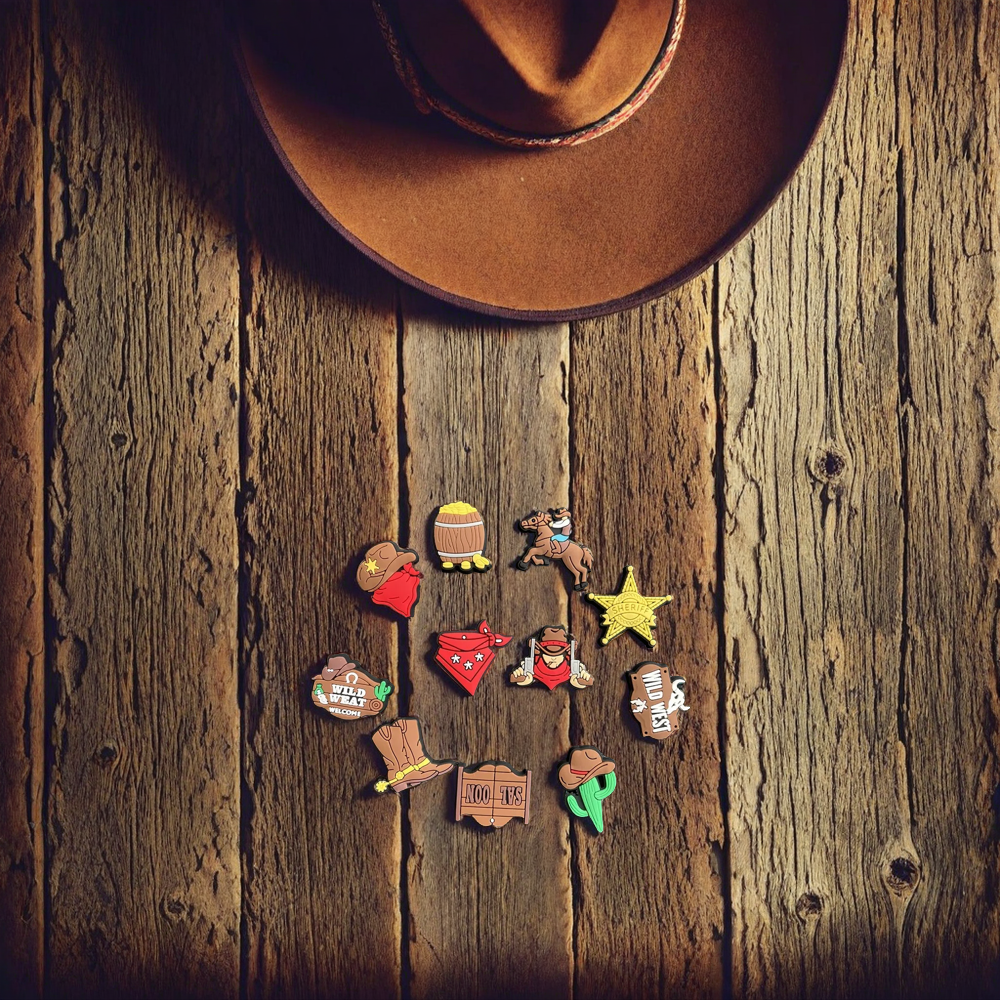 Western theme shoe Charms