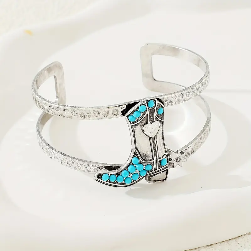 Western Boot Cuff Bracelet