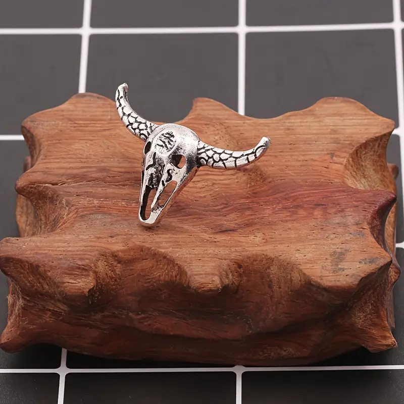 Bull Skull Ajustable Ring