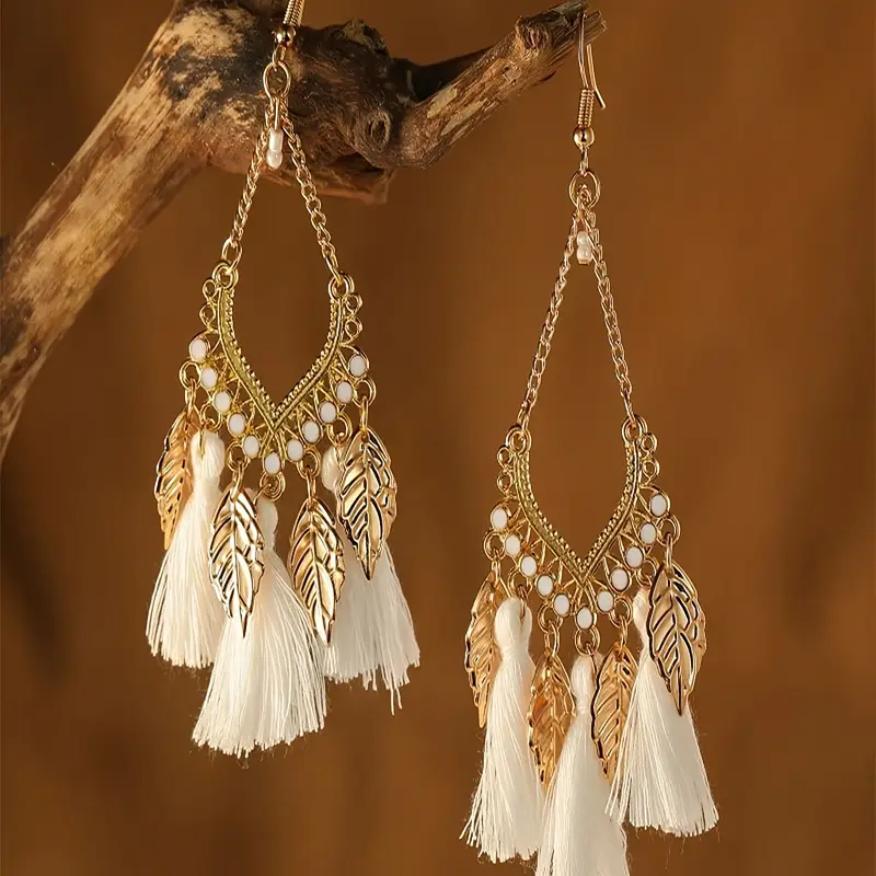 Bohemian Feather Earrings