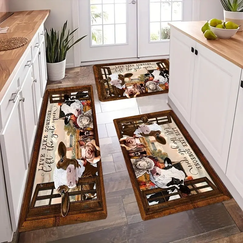 Assorted Farmhouse Kitchen or Front Door Mats 