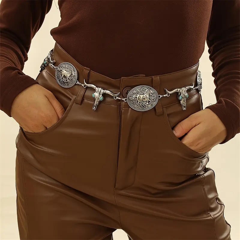 Western Silver decorative Belt