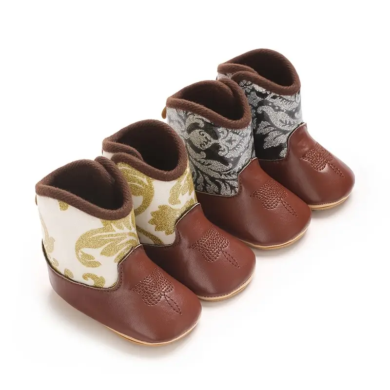 Baby Girl Shimmery Cowgirl Boots