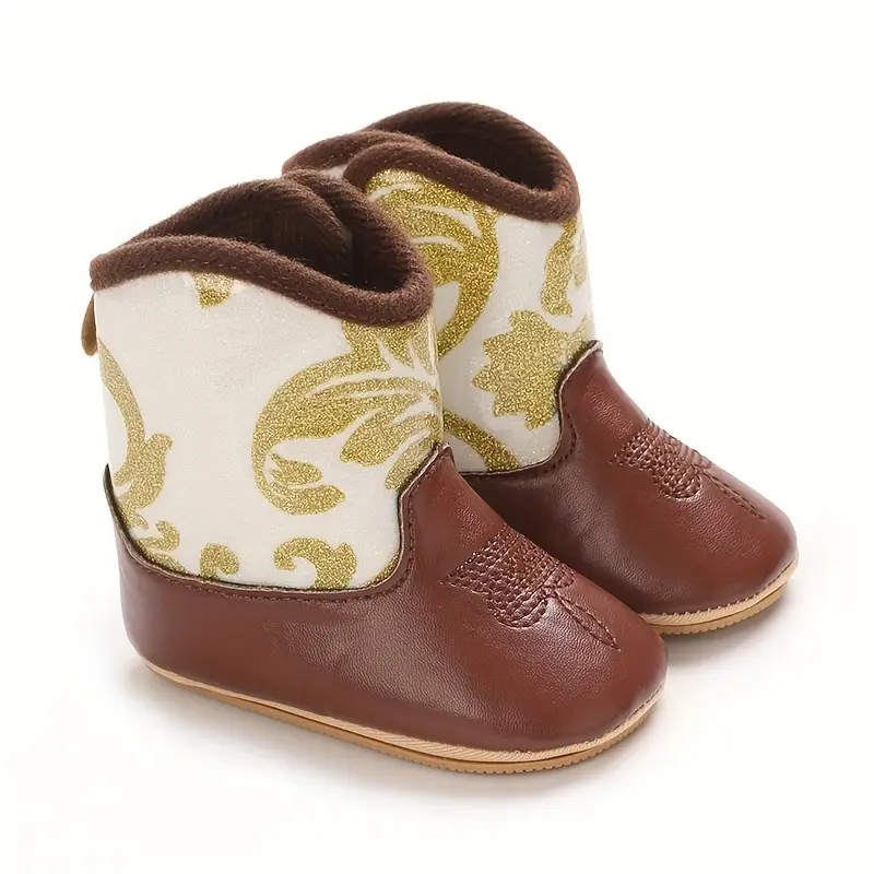 Baby Girl Shimmery Cowgirl Boots