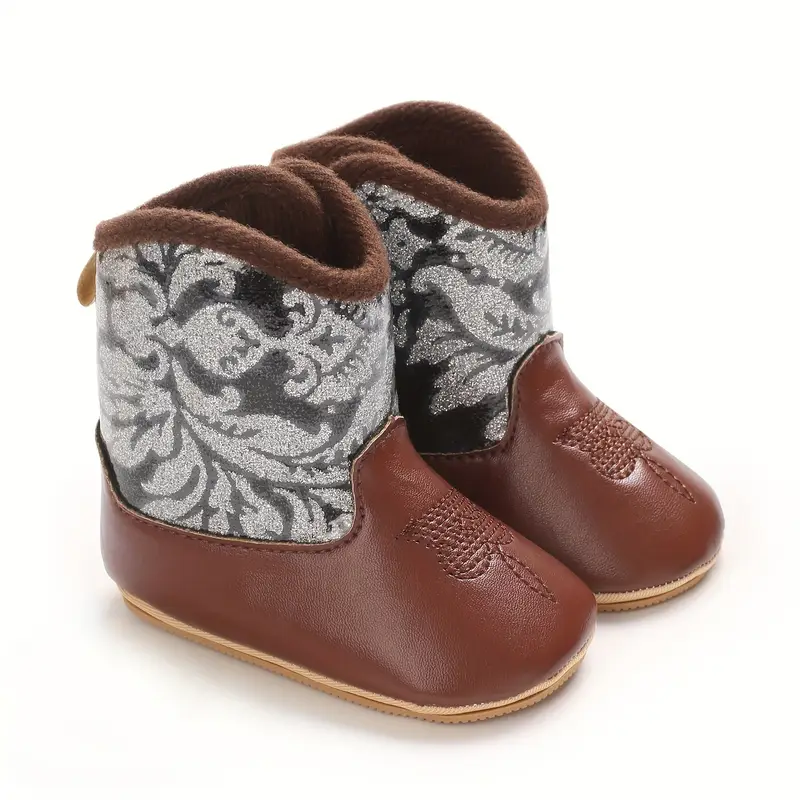 Baby Girl Shimmery Cowgirl Boots