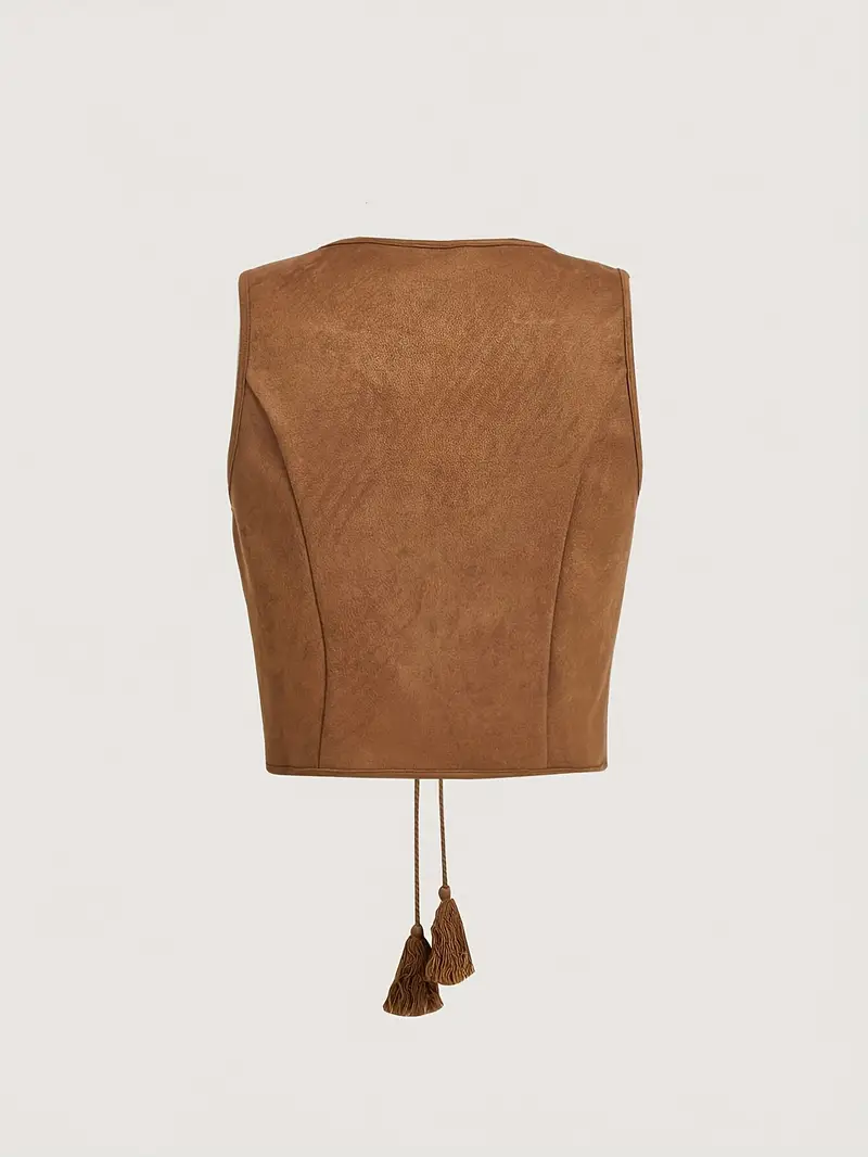 Ladies Brown Vest