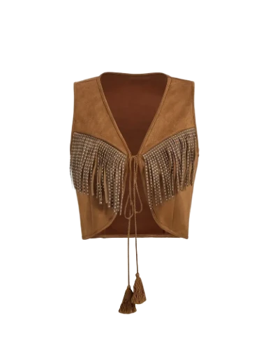 Ladies Brown Vest