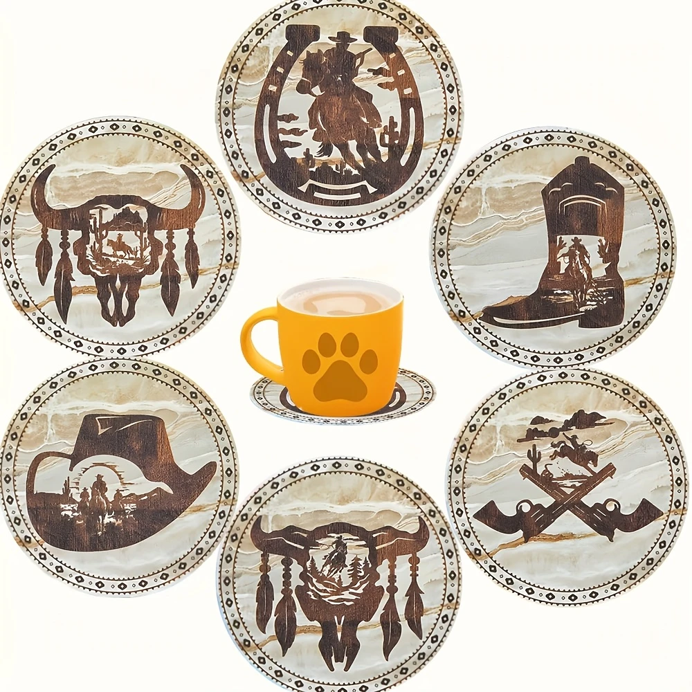 Western Theme Coasters