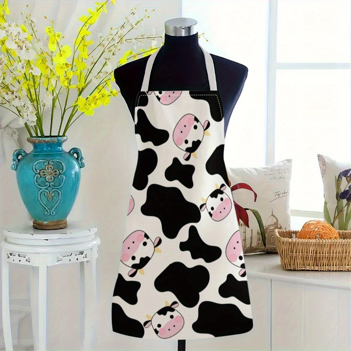 Cow Print Apron