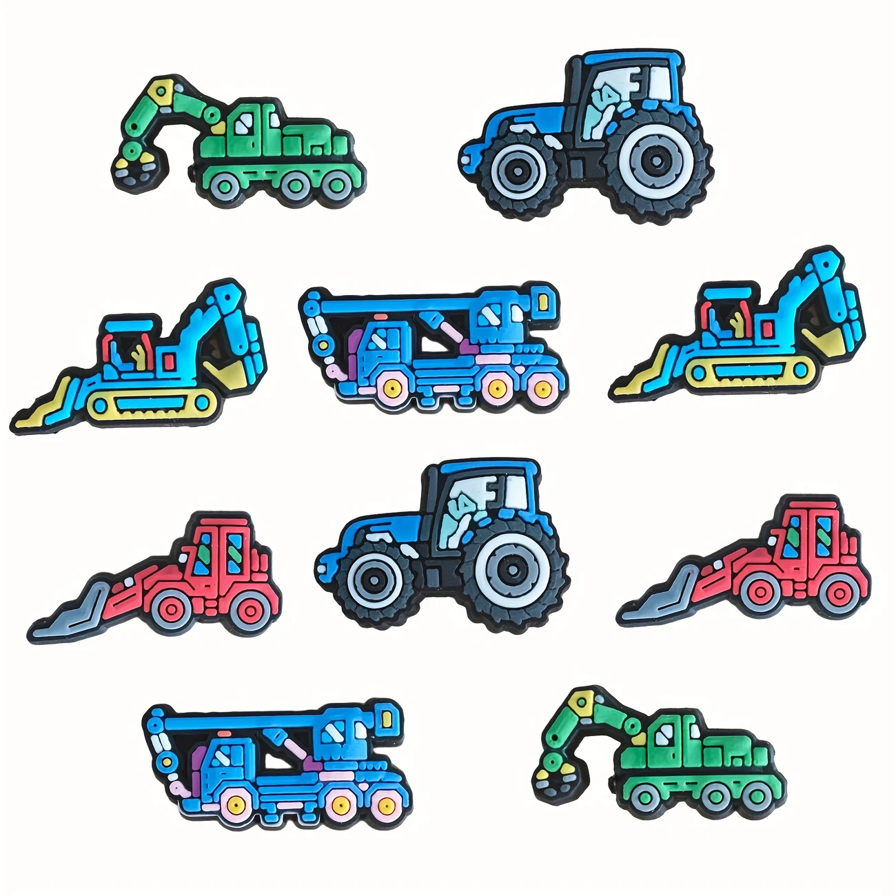Construction shoe charms 