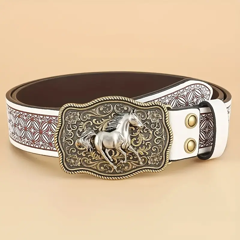 Decorative Horse Buckle and Belt