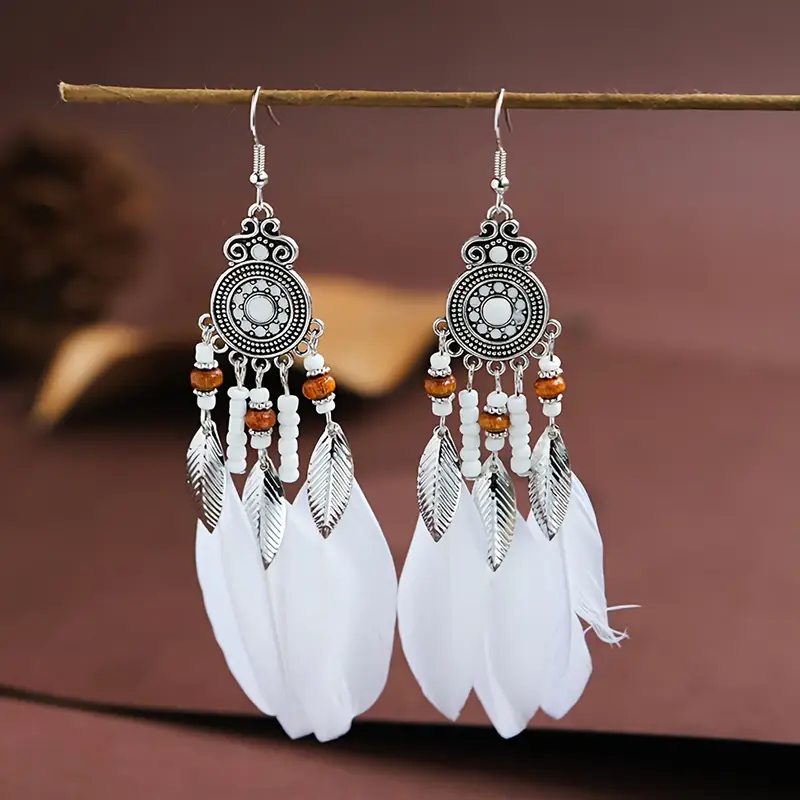 Bohemian Feather Earrings