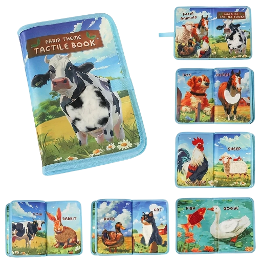 Farm Theme Touch and Learn Book