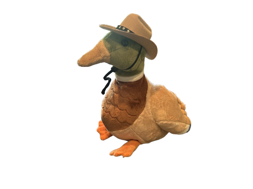 Cowboy Duck Plush Toy