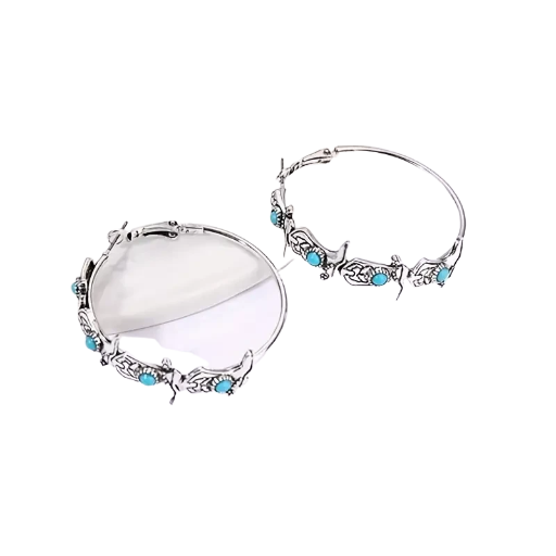 Cowboy Boot Hoop Earrings