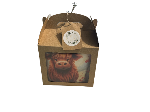 Highland Cow Kitchen Oven Mitt and Pot Holder Set 