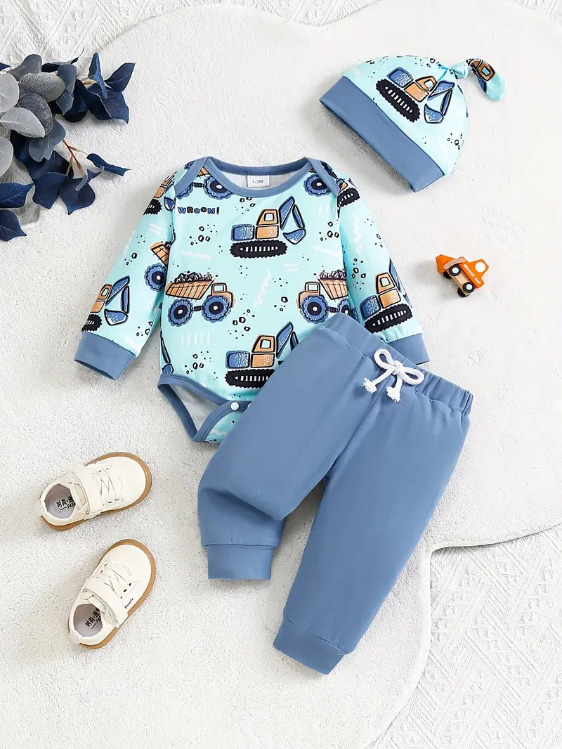 Baby Boys' Construction Themed Outfit