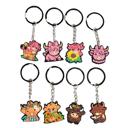 Cute Cow Keychains 