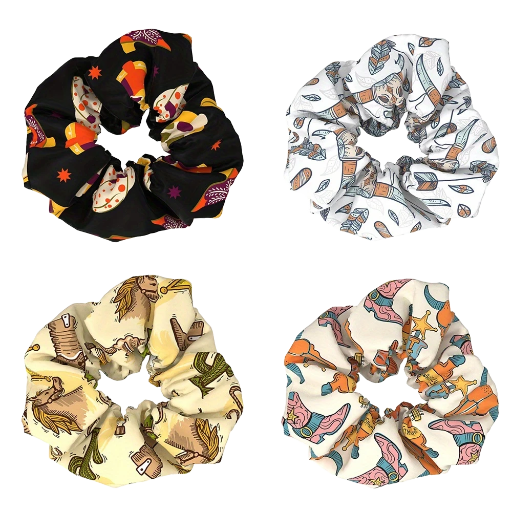 Country Style Hair Scrunchies
