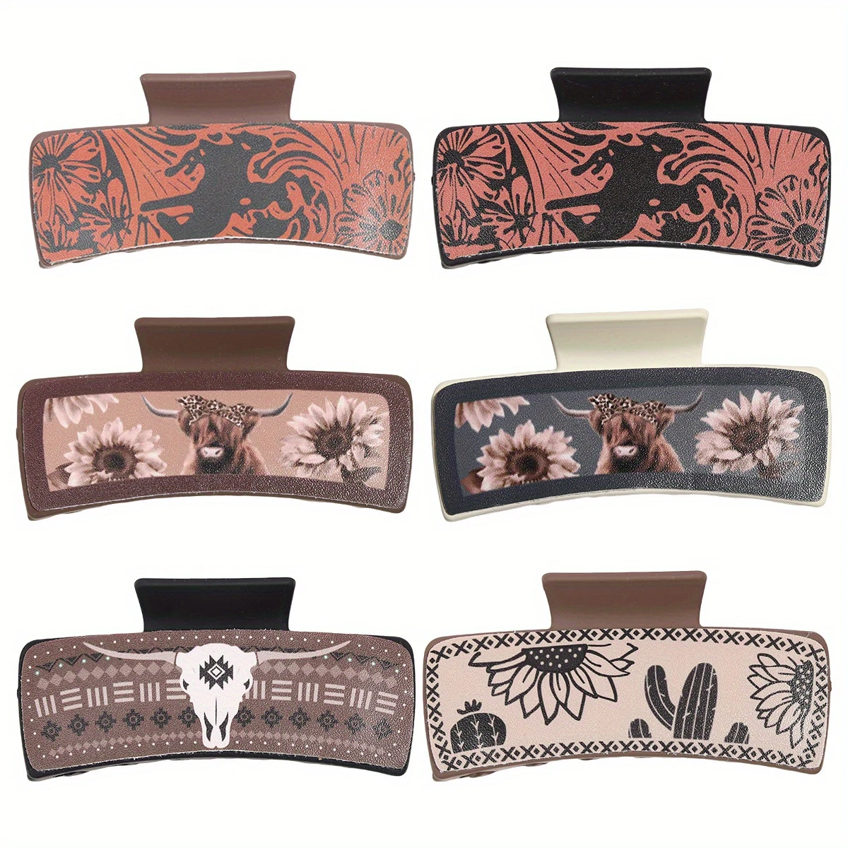 Decorative Country Themed Hair Clips