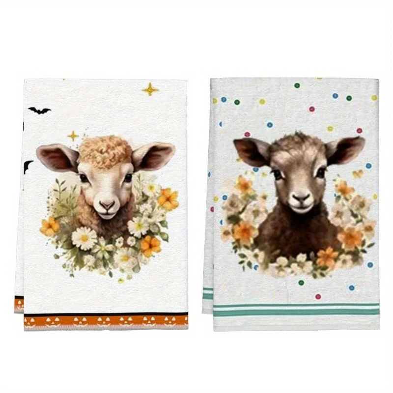 Assorted Country Themed Decorative Tea Towels / Hand Towels 