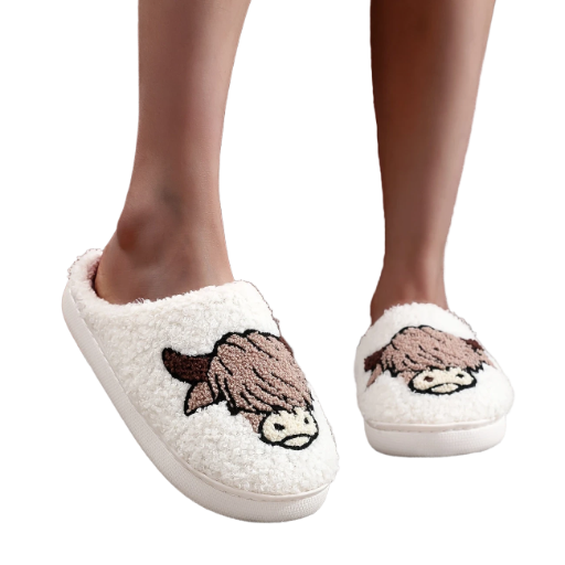 Highland cow Slippers 