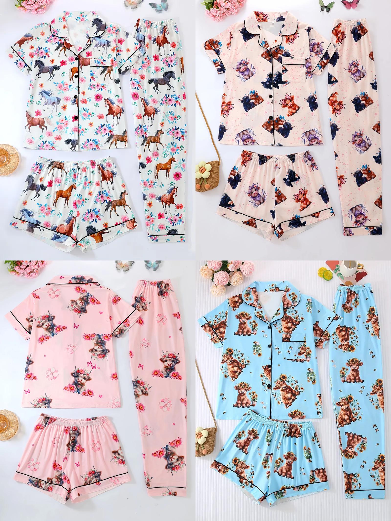 Adorable 3 Piece Country PJ Sets