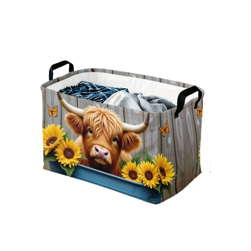 Assorted Country Themed Foldable Baskets