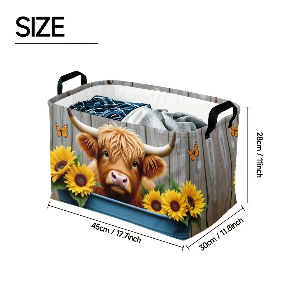 Assorted Country Themed Foldable Baskets