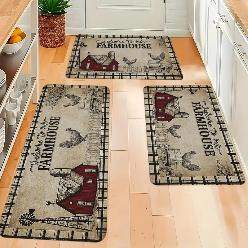 Assorted Farmhouse Kitchen or Front Door Mats 