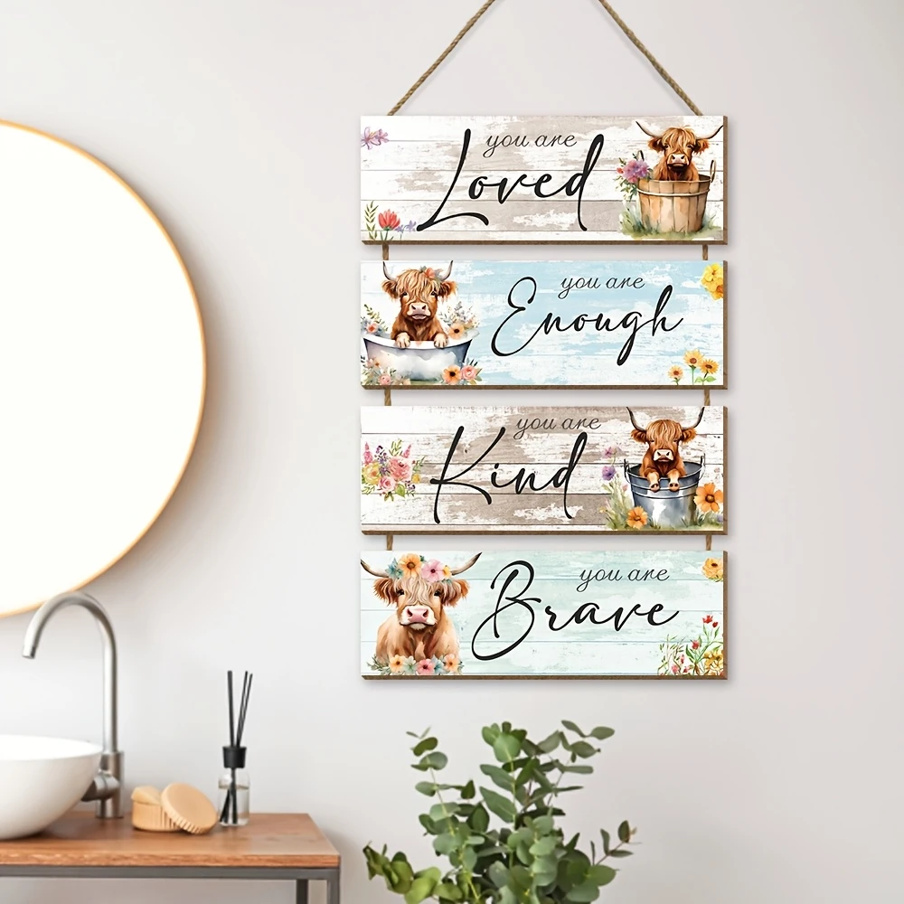 Inspirational Wall Hanging Plaque