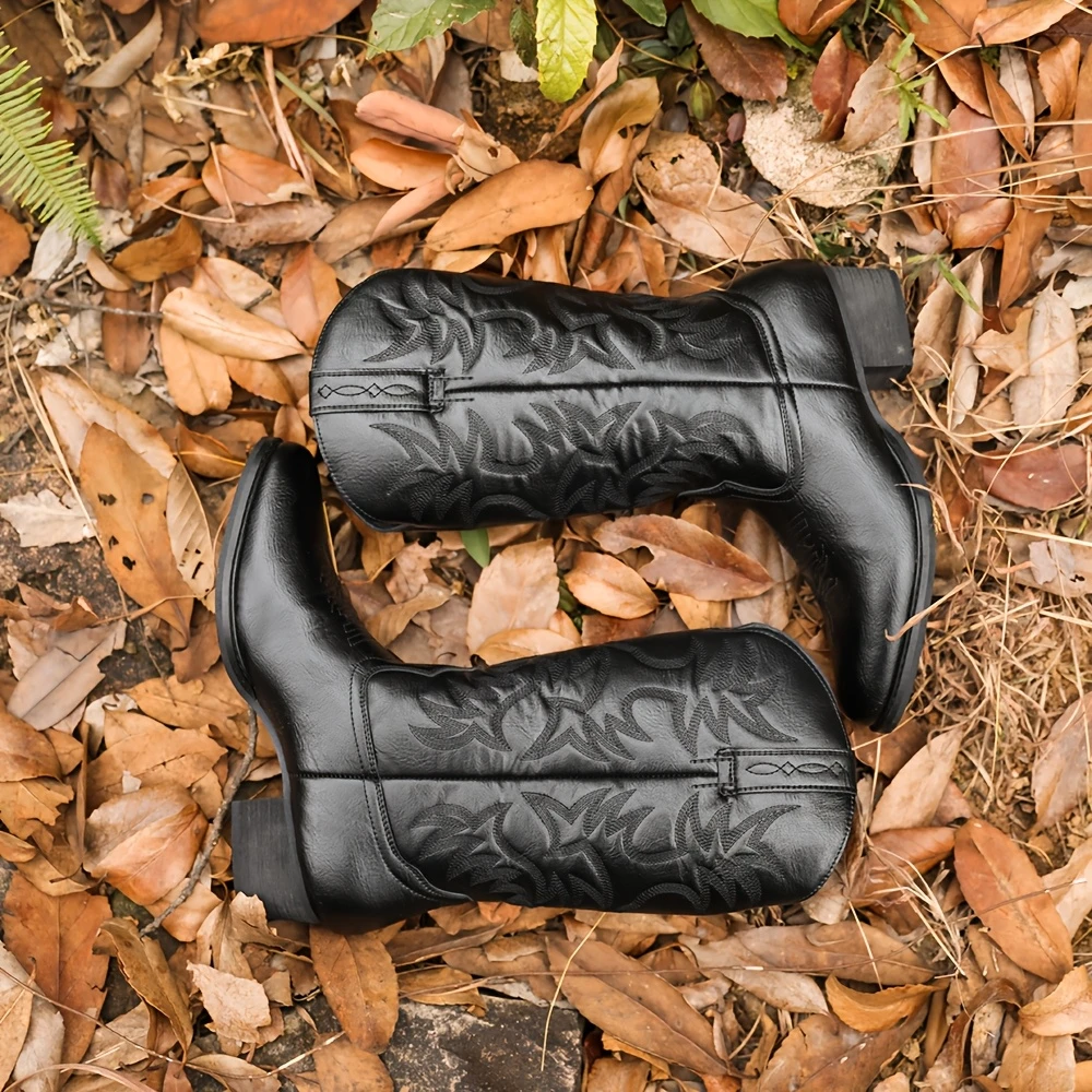 All Black Mens Cowboy Boots