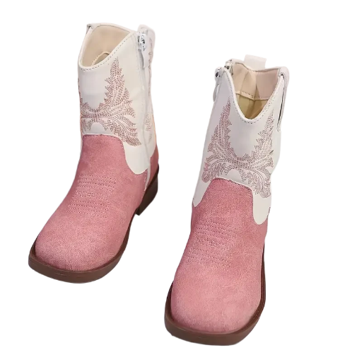 Girls Embroidered Country Boots