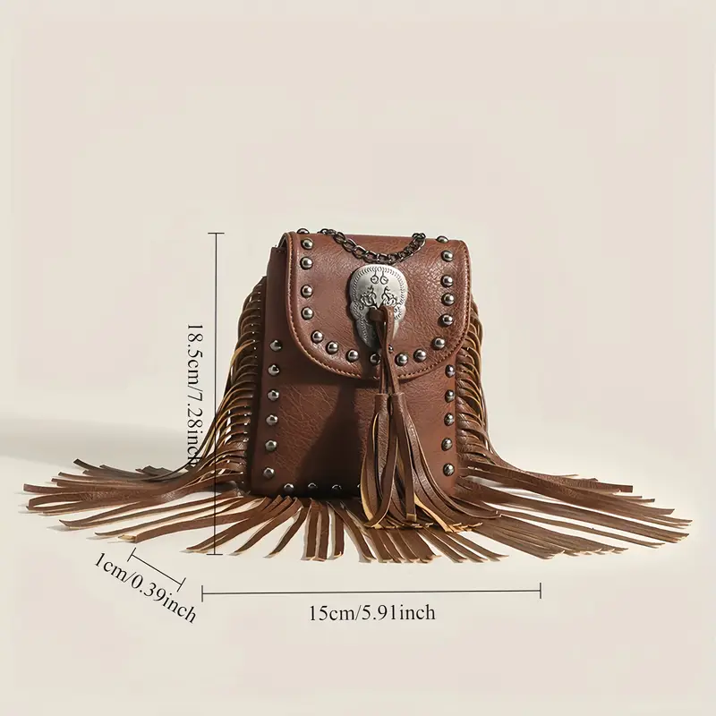  Fringe Shoulder Bag