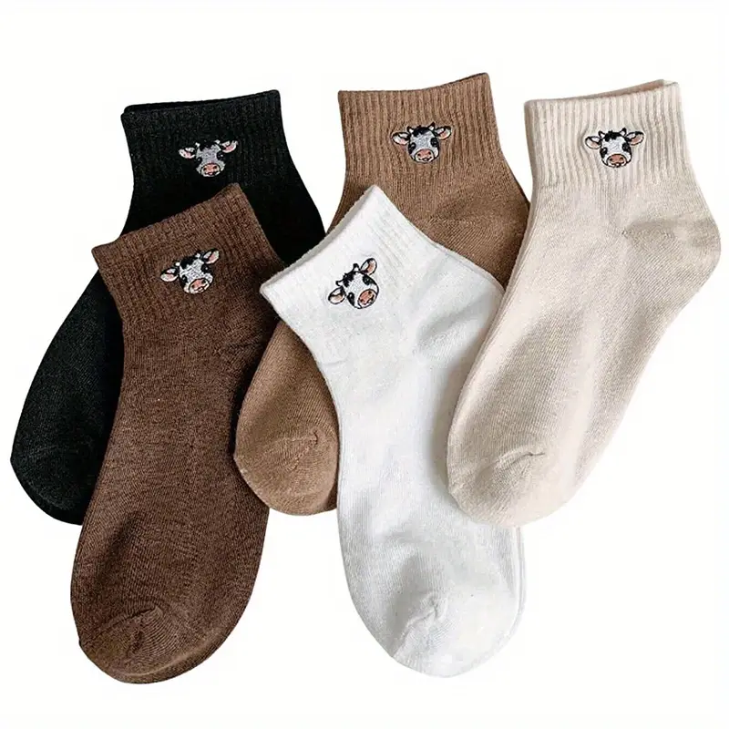 Cute Farm Animal Ladies Ankle Socks Gift Set
